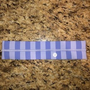 Purple Striped Lululemon Headband